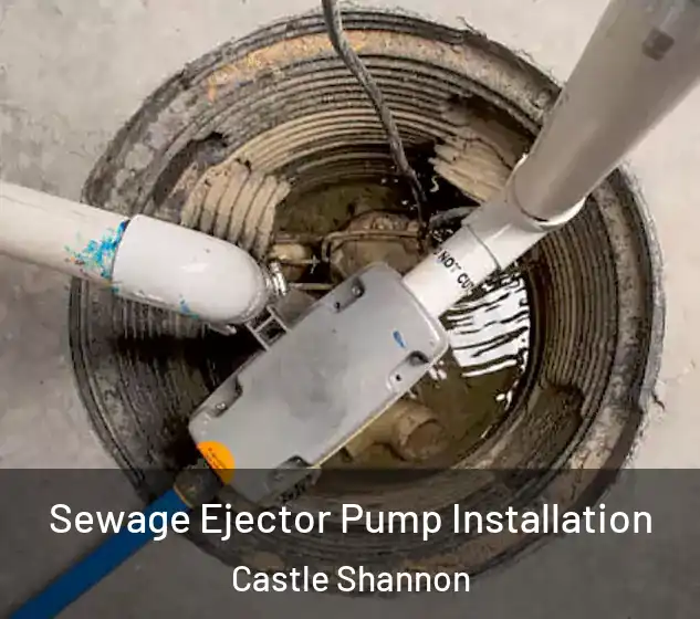  Sewage Ejector Pump Installation Castle Shannon