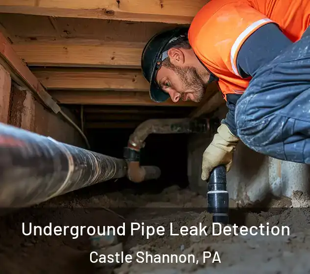  Underground Pipe Leak Detection Castle Shannon, PA